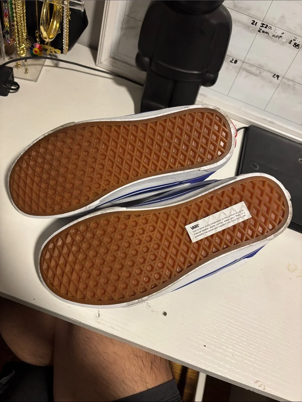 Vans worn once